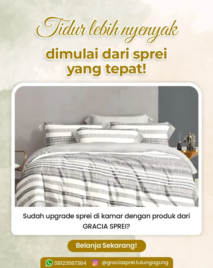 <p>Kebahagiaan itu sederhana: kasur empuk, bantal 